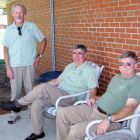 2009 Relaxing after a performance