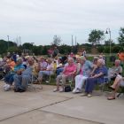 Audience enjoying entertainment